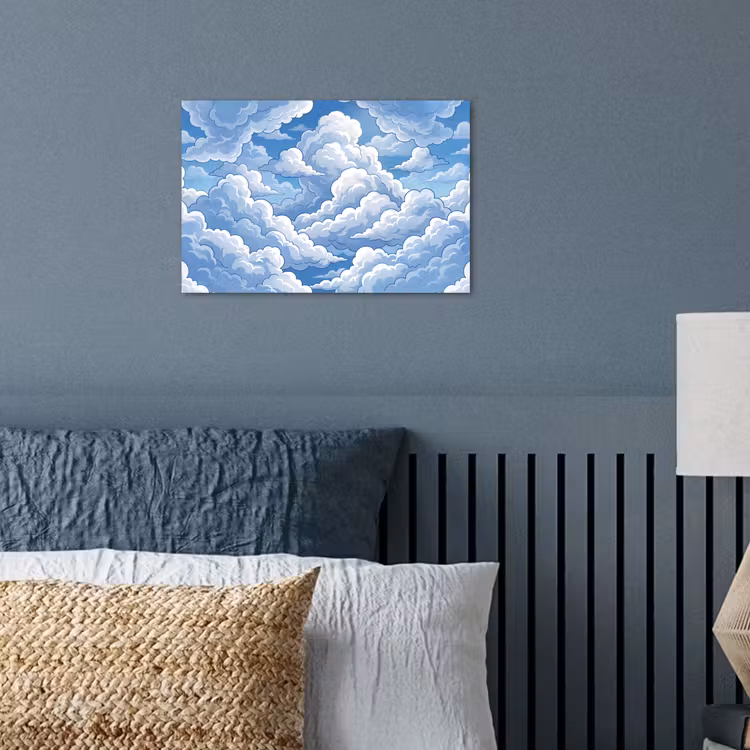 Poster - Wolken - Hemel - Abstract - Wit — 3