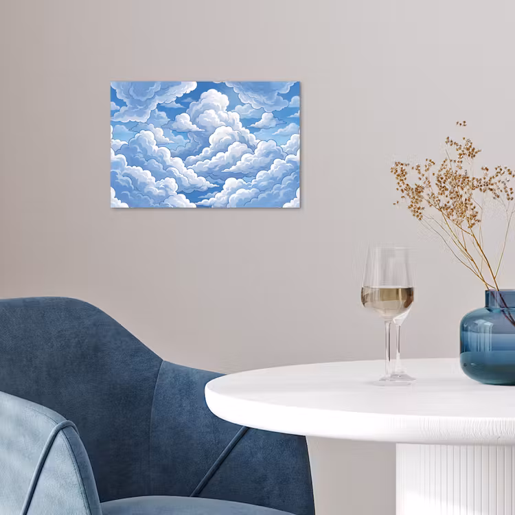 Poster - Wolken - Hemel - Abstract - Wit — 4