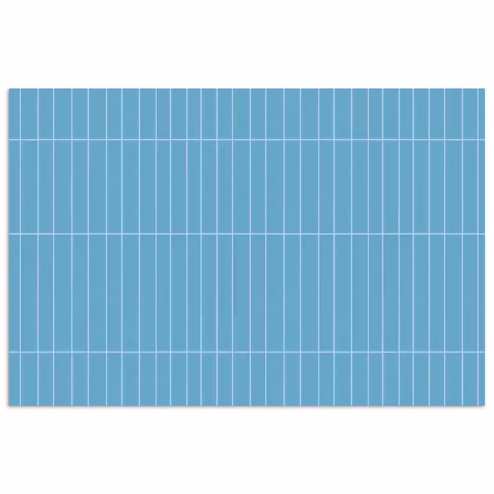 Poster - Tegel - Langwerpig - Patroon - Blauw — 1