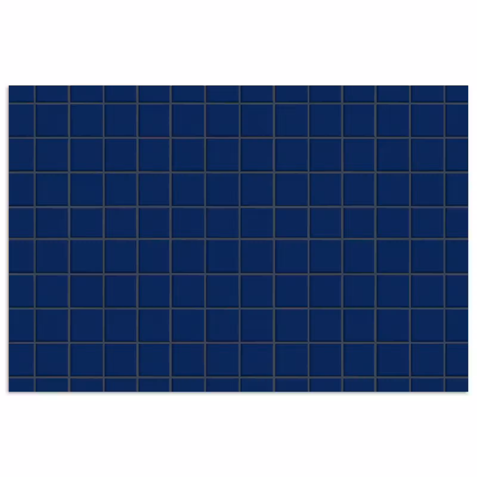 Poster - Tegel - Patroon - Blauw — 1