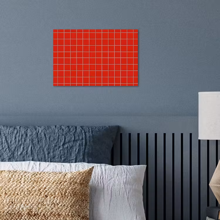 Poster - Tegel - Patroon - Kersen - Rood — 3