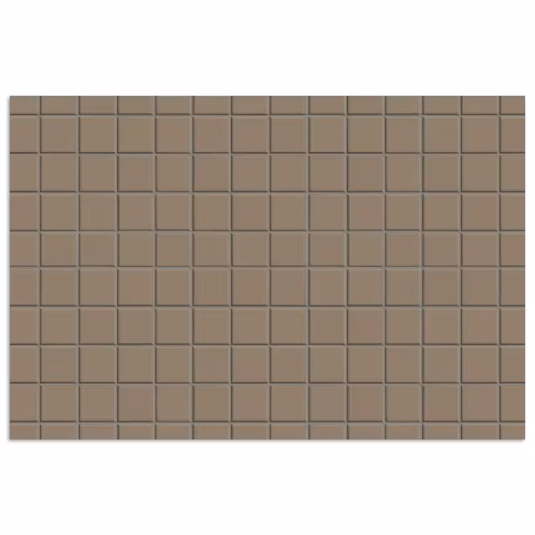 Poster - Tegel - Patroon - Taupe — 1