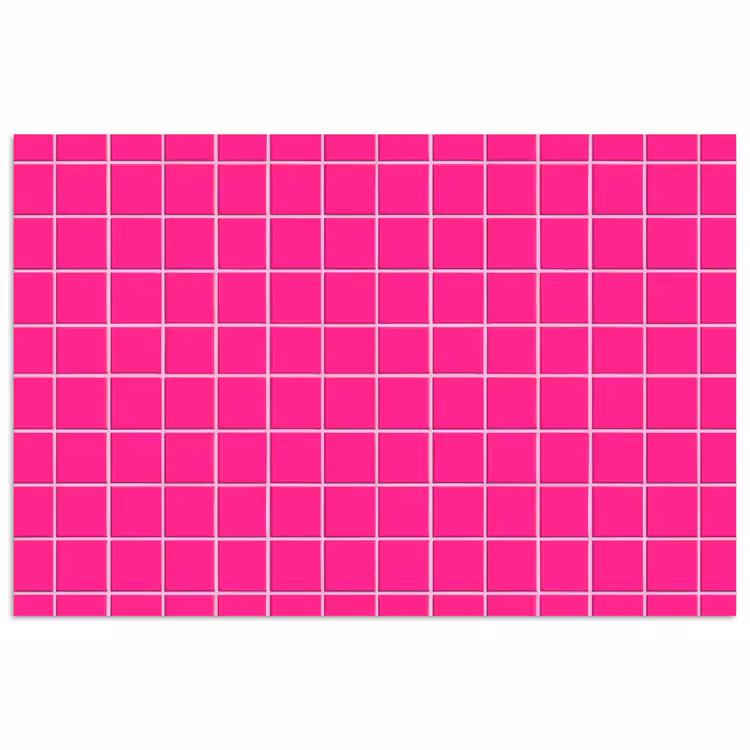 Poster - Tegels - Vierkant - Fuchsia — 1