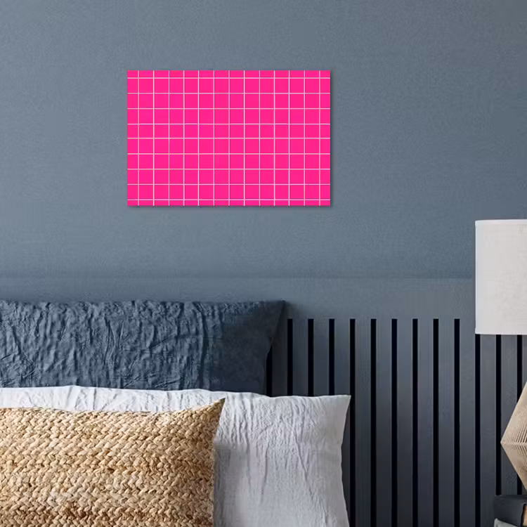 Poster - Tegels - Vierkant - Fuchsia — 3