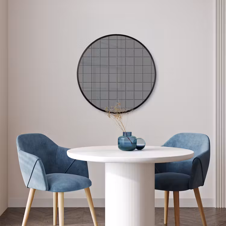 Ronde fotolijst - Modern - Patroon - Grijs — 3