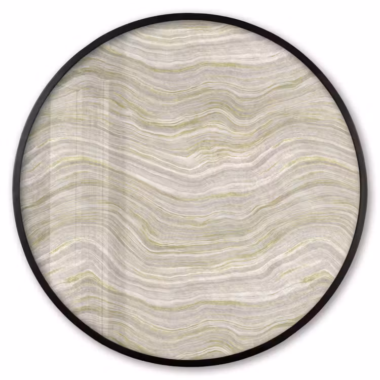 Ronde fotolijst - Patroon - Sereen - Groen — 1