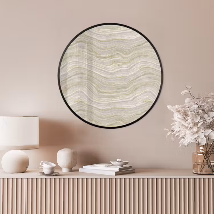 Ronde fotolijst - Patroon - Sereen - Groen — 4
