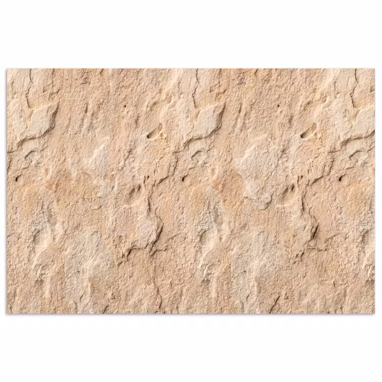 Poster - Textuur - Steen - Natuur - Beige — 1
