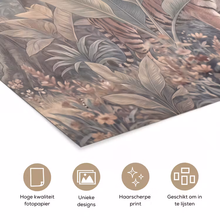 Poster - Tijger - Welp - Jungle - Illustratie - Dieren — 5