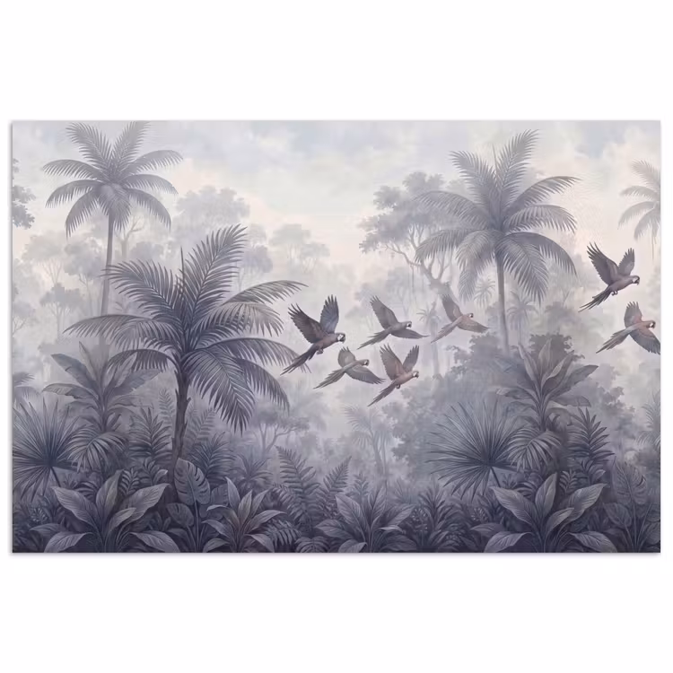 Poster - Vogel - Vliegend - Jungle - Vintage - Dieren — 1