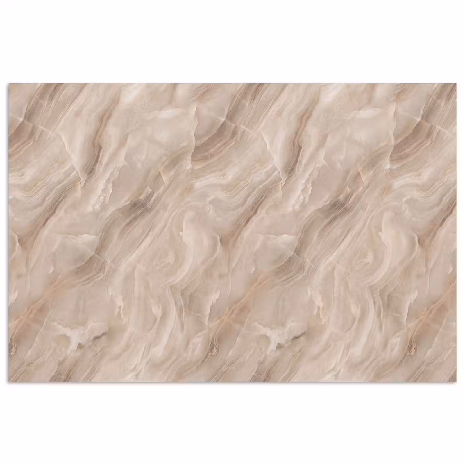 Poster - Steen - Golvend - Abstract - Beige — 1