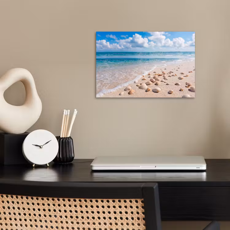 Poster - Schelpen - Strand - Natuur - Beige — 2
