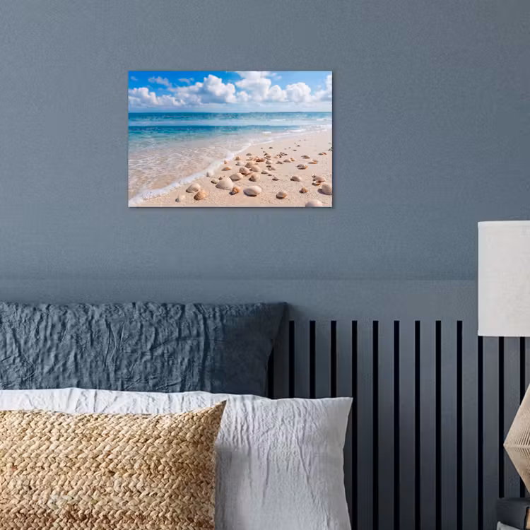 Poster - Schelpen - Strand - Natuur - Beige — 3