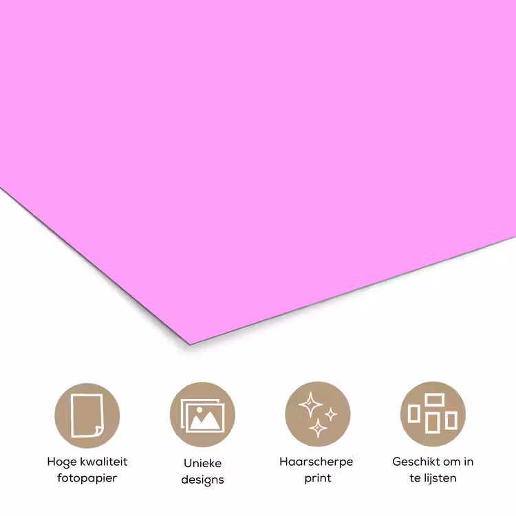 Poster - Soft - Lavender - Roze — 5