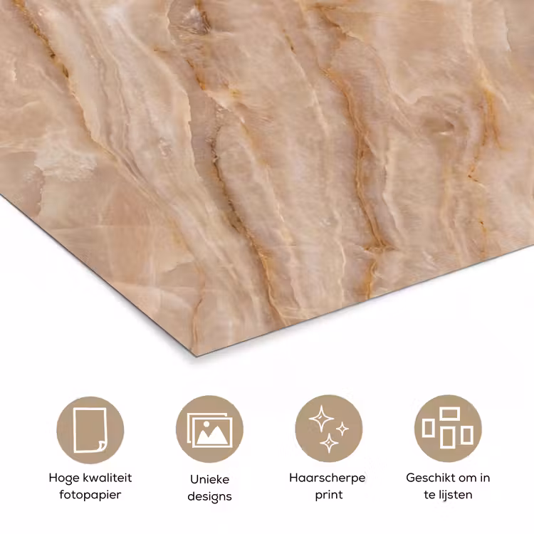 Poster - Steen - Ader - Natuur - Modern - Beige — 5