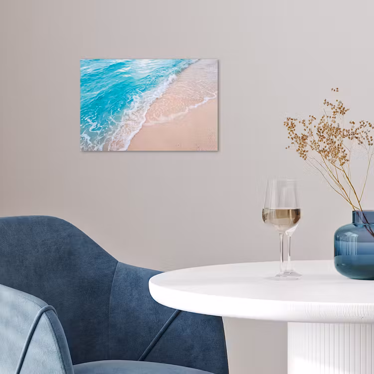 Poster - Strand - Zee - Golf - Natuur - Blauw — 4