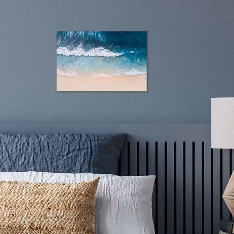Poster - Strand - Zee - Golven - Natuur - Blauw — 3