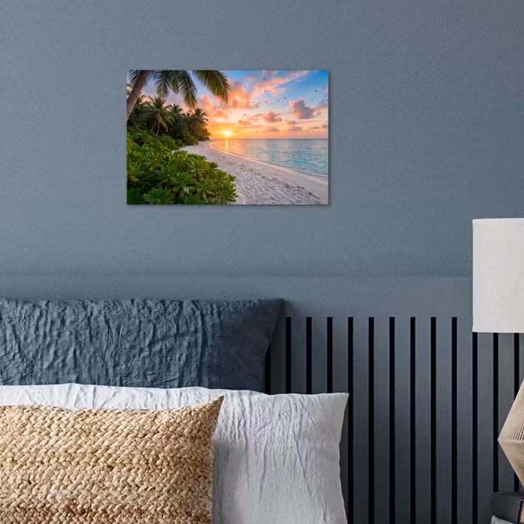 Poster - Strand - Zonsondergang - Palmbomen - Tropisch - Natuur — 3