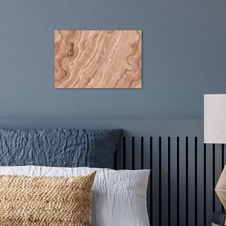 Poster - Textuur - Golvend - Abstract - Warm - Bruin — 3