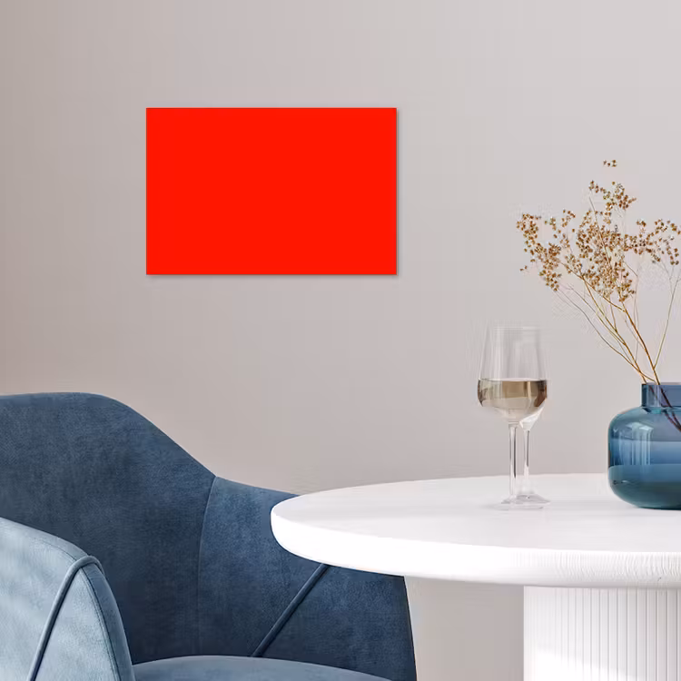 Poster - Vibrant - Vermilion - Rood — 4