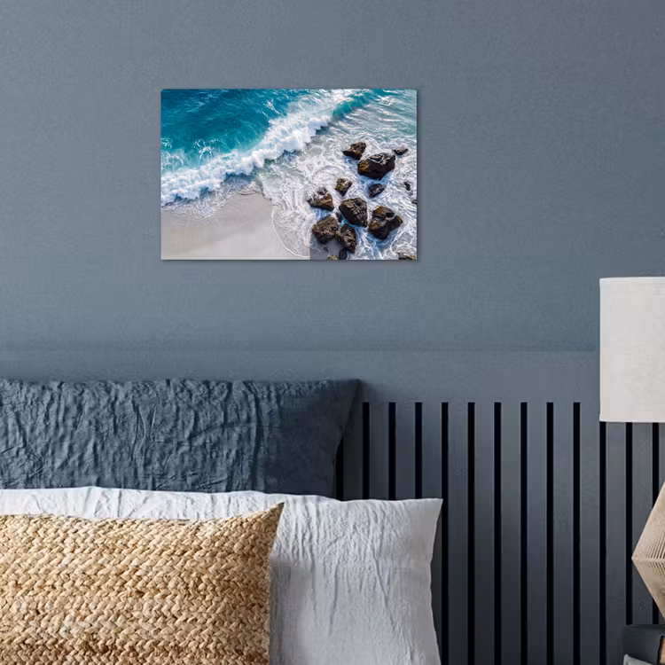 Poster - Zee - Golf - Strand - Natuur - Blauw — 3