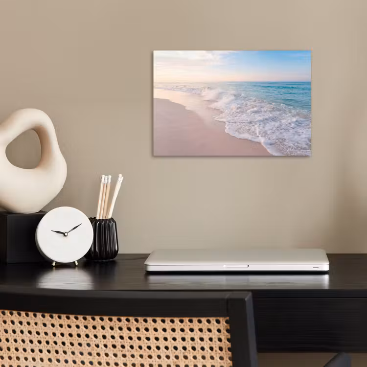 Poster - Zee - Golven - Strand - Natuur - Wit — 2