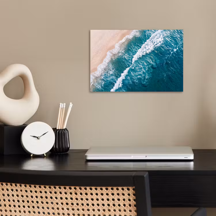 Poster - Zee - Strand - Golven - Natuur - Blauw — 2