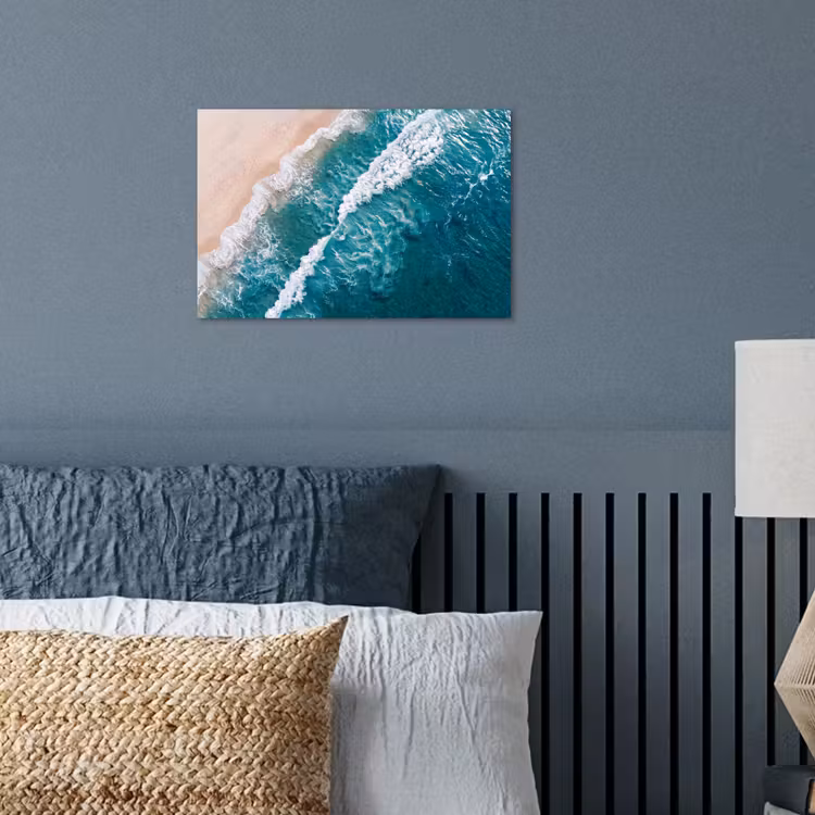 Poster - Zee - Strand - Golven - Natuur - Blauw — 3
