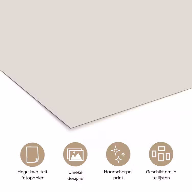 Poster - Silent - Sandstone - Grijs — 5