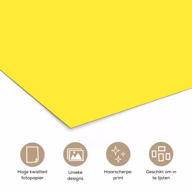 Poster - Soft - Custard - Geel — 5