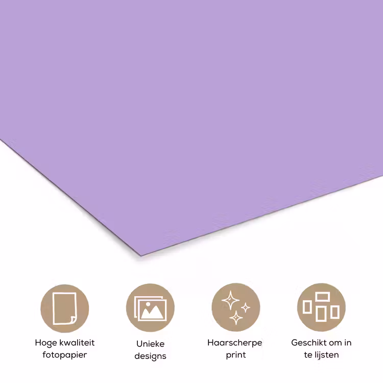 Poster - Soft - Lavender - Paars — 5