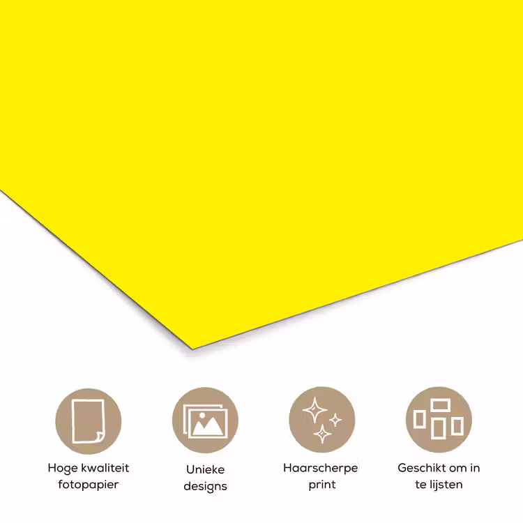 Poster - Sunshine - Glow - Geel — 5