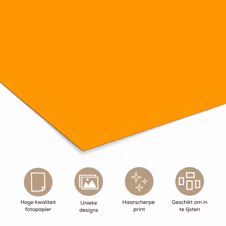 Poster - Warm - Ochre - Oranje — 5