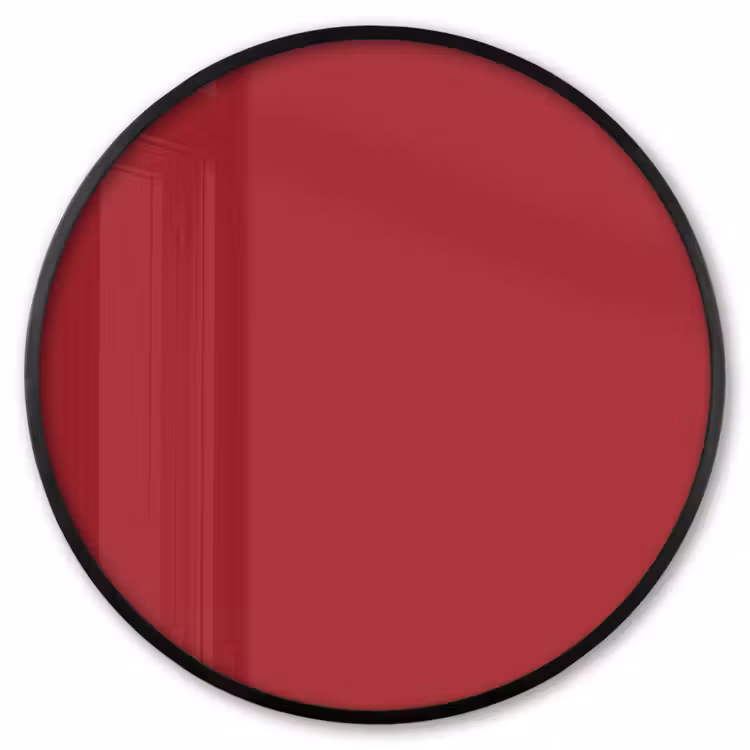 Ronde fotolijst - Burgundy - Wine - Rood — 1