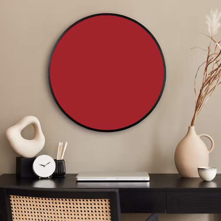 Ronde fotolijst - Burgundy - Wine - Rood — 2
