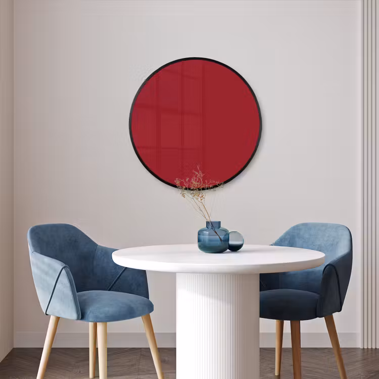 Ronde fotolijst - Burgundy - Wine - Rood — 3