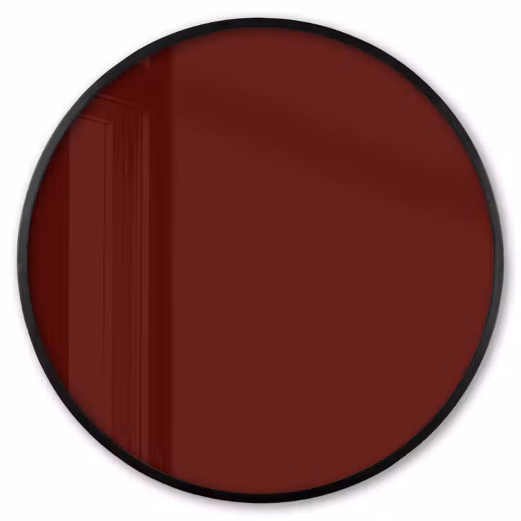 Ronde fotolijst - Burnt - Mahogany - Rood — 1