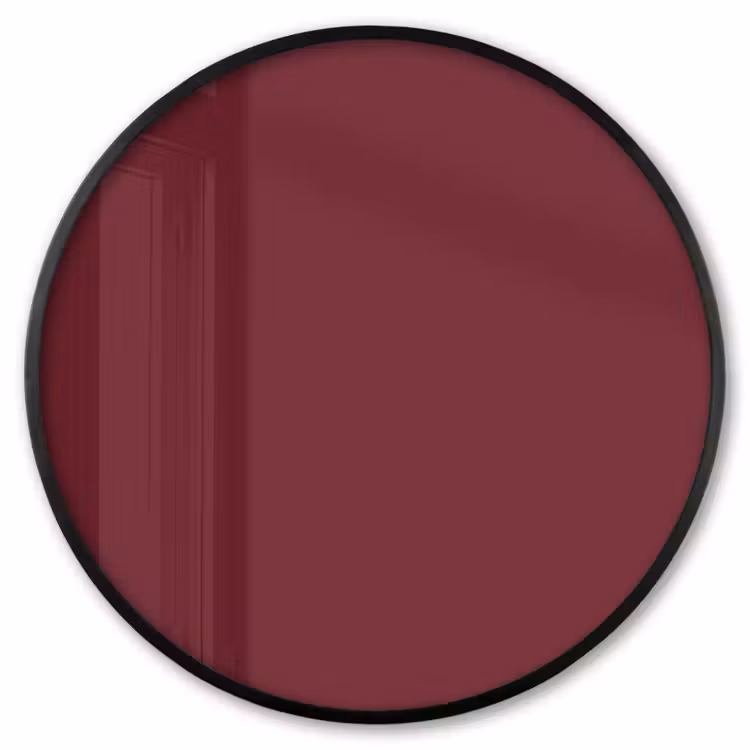 Ronde fotolijst - Dark - Garnet - Rood — 1