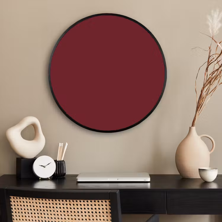 Ronde fotolijst - Dark - Garnet - Rood — 2