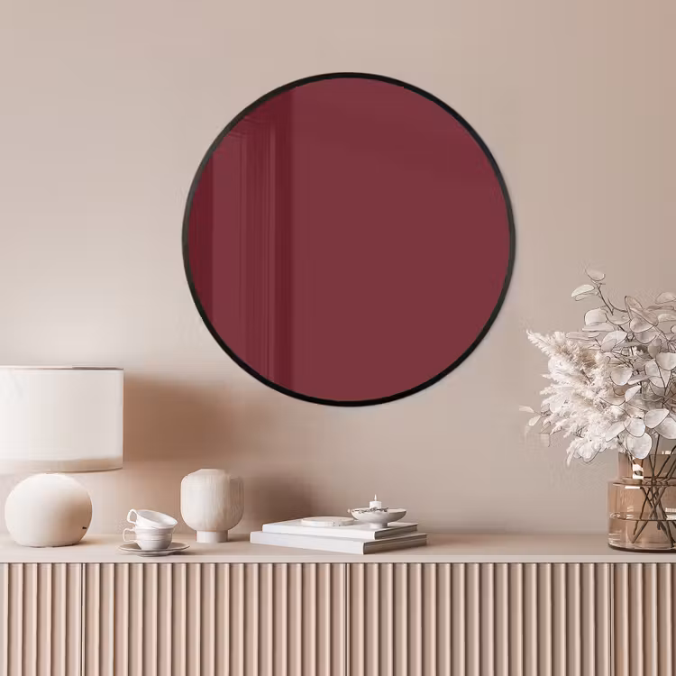 Ronde fotolijst - Dark - Garnet - Rood — 4