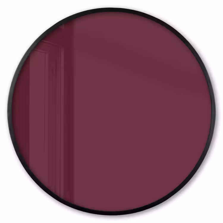 Ronde fotolijst - Deep - Plum - Paars — 1