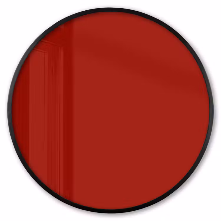 Ronde fotolijst - Oxblood - Maroon - Rood — 1