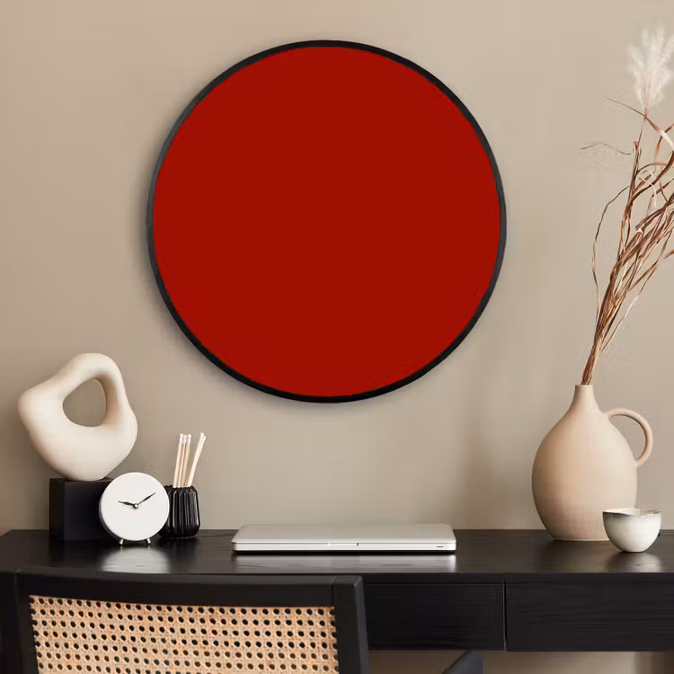Ronde fotolijst - Oxblood - Maroon - Rood — 2