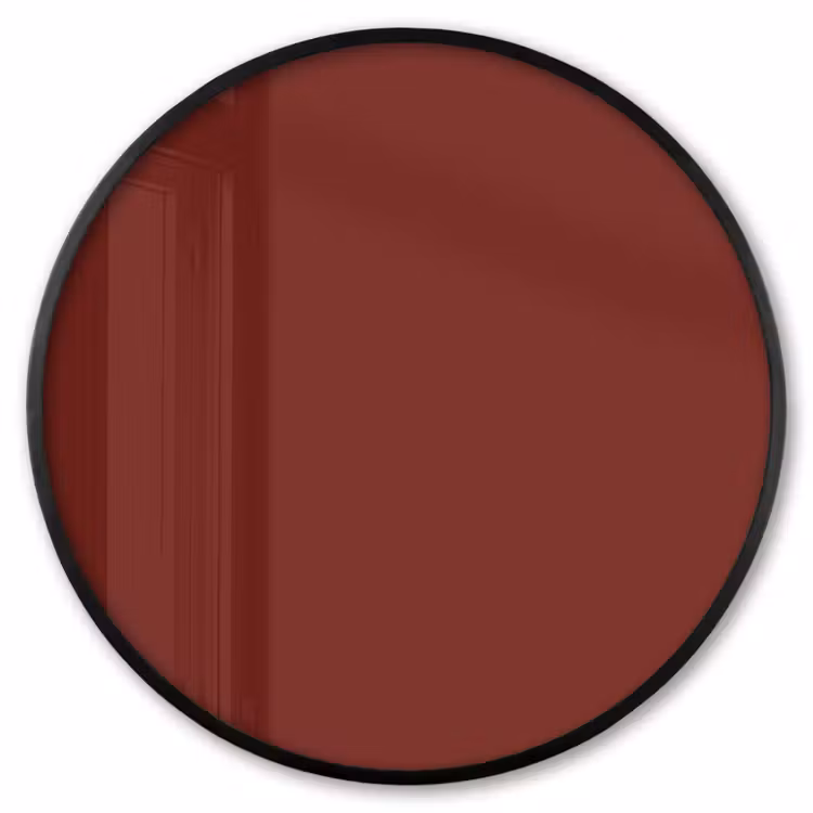 Ronde fotolijst - Rustic - Terracotta - Rood — 1