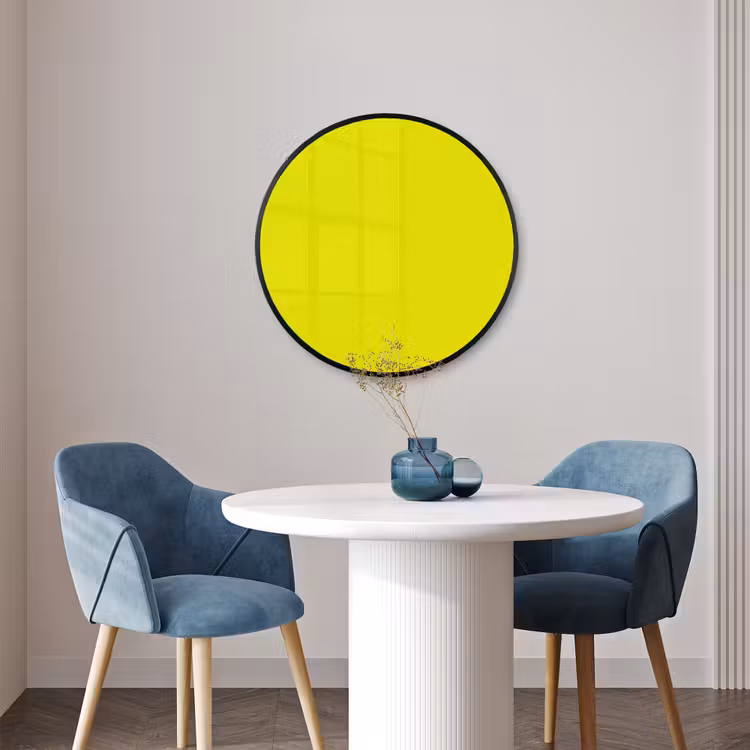 Ronde fotolijst - Bright - Canary - Geel — 3