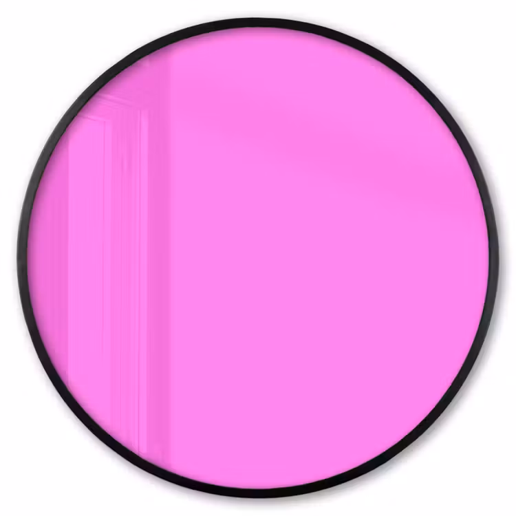 Ronde fotolijst - Bright - Orchid - Roze — 1