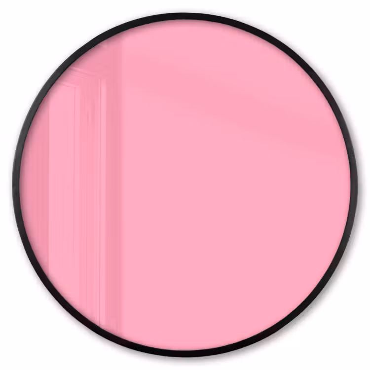 Ronde fotolijst - Bubblegum - Pink - Roze — 1