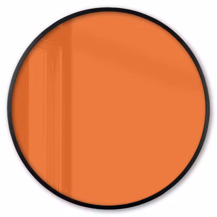 Ronde fotolijst - Burnt - Sienna - Oranje — 1