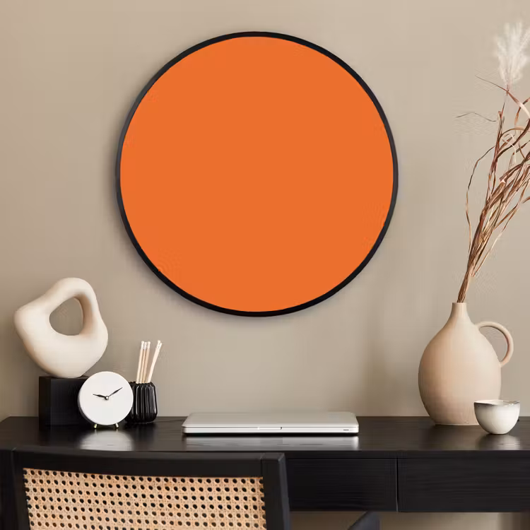 Ronde fotolijst - Burnt - Sienna - Oranje — 2