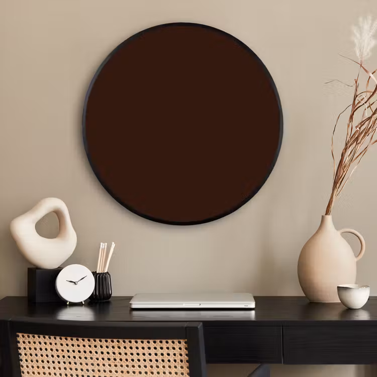 Ronde fotolijst - Dark - Chocolate - Bruin — 2